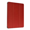 Cover iPad Pro 12.9 2021 in pelle con supporto pencil Rossa
