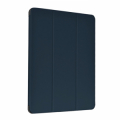 Cover iPad Pro 12.9 2021 in pelle con supporto pencil Blu