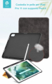 Cover in Pelle con Supporto Pencil per iPad Pro 11 Nera