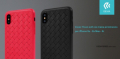 Cover Yison soft con trama ad intreccio per iPhone Xr Nera