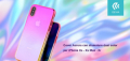 Cover Aurora dual color Porpora e Rosa per iPhone Xr 6.1