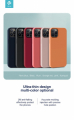 Cover in Silicone e interno in spugna per iPhone 13 Nera