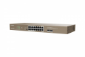 Switch Unmanaged 16GE+2 SFP a 16 porte 10/100/1000Mbps