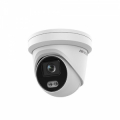 TURRET IP Hikvision 4MP, Ottica Fissa 2.8mm PoE,  COLORVU