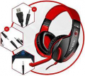 TECHMADE CUFFIE DA GAMING RED