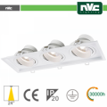 Incasso Multi lampada - 27w (3x9w) 3000k 2160lm >24Â°