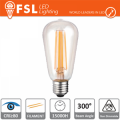 Lampada Filamento Edison - 6W 2700K E27 800LM