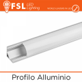 BARRA  ALLUMINIO 6063 - Angolare - 2m SILVER