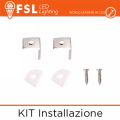 KIT Installazione per Profilo Angolare